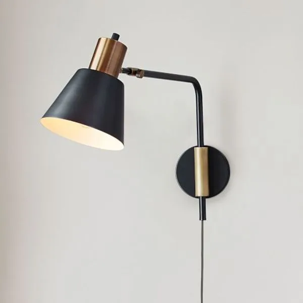 west elm + Rejuvenation Cylinder Sconce - Adjustable