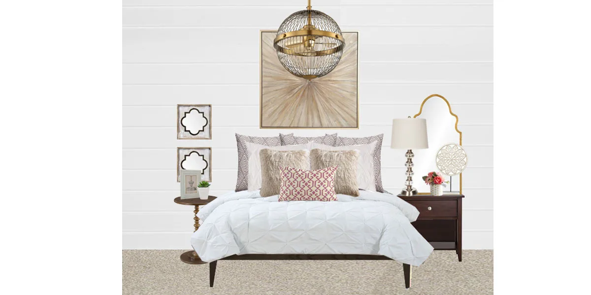 Guest Room Finishing Touches: Bedroom design solution
