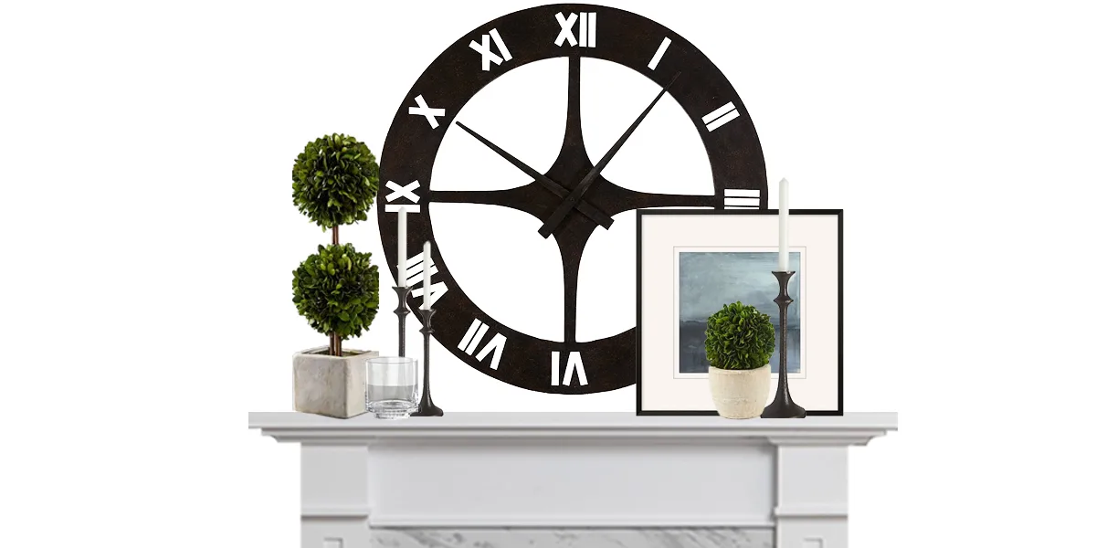 Modern Farmhouse Mantel: Living Room design solution