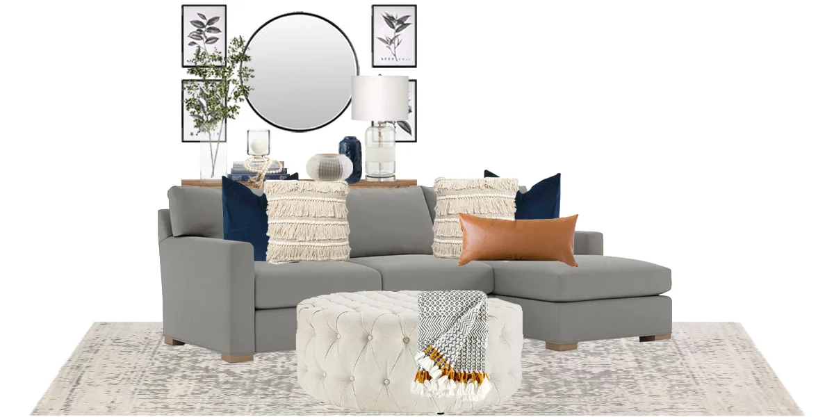 Comfy, Cozy & Family Friendly: Living Room design solution