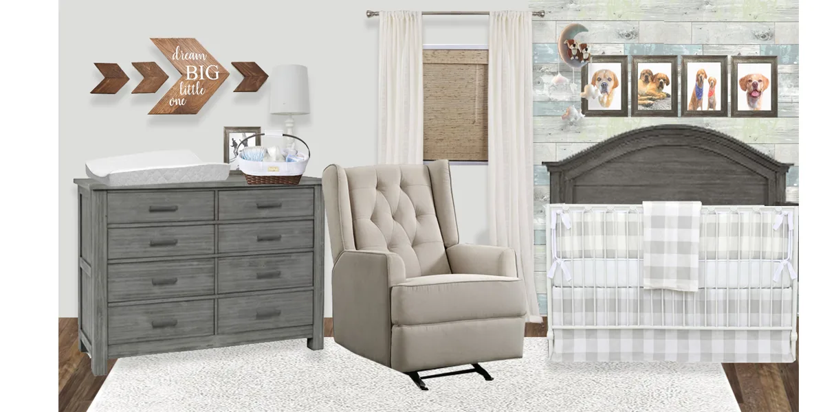 Neutral Nursery: Bedroom design solution