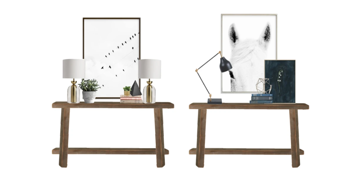 Contemporary Console: Entry/Foyer design solution
